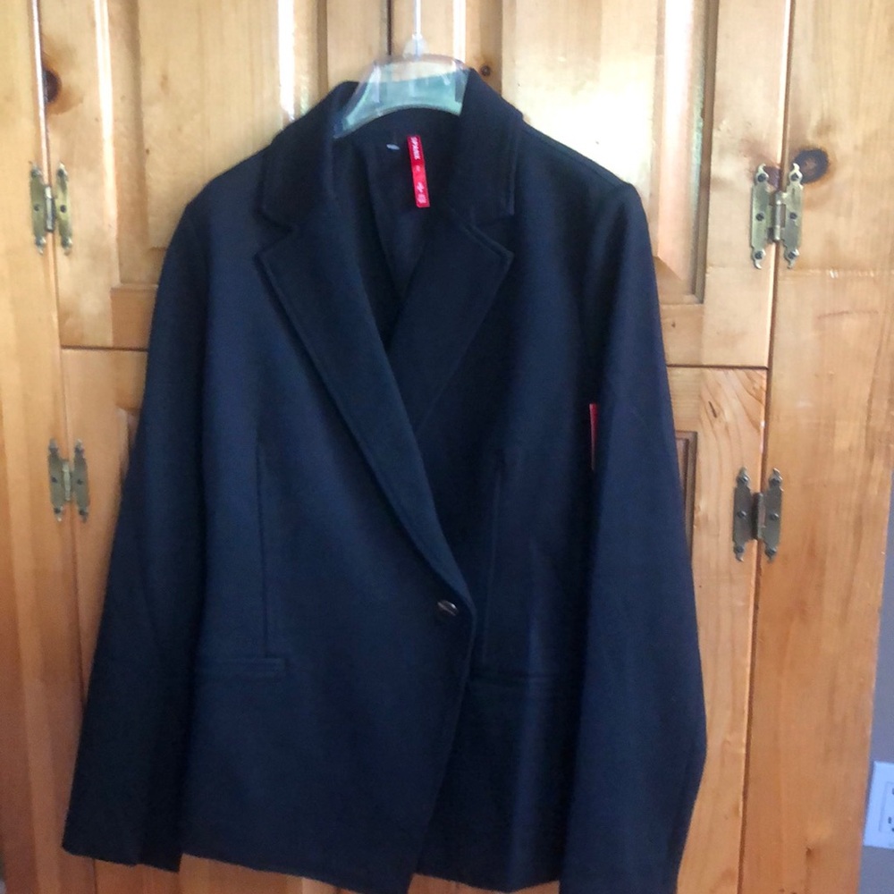 Perfect asymmetrical tailored blazer